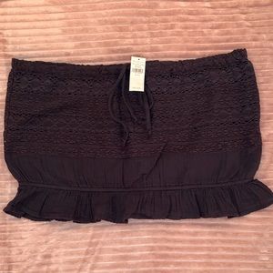 American Eagle Allover Lace Tube Top